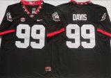 Georgia Bulldogs #99 Jordan Davis Black College Football Jerseys-PNS