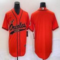 Nike Baltimore Orioles Blank orange majestic baseball jersey Joint name-BD