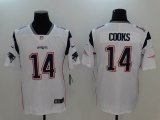 Nike New England Patriots #14 Brandin Cooks white Color Rush Limited Jersey