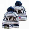 2024 Dallas Cowboys blue white NFL Sports Cuffed Knit Hats 10