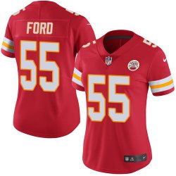 Women Nike Kansas City Chiefs #55 Dee Ford red Color Rush Limited Jerseys