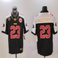 Nike San Francisco 49ers #23 Christian McCaffrey black white Nike Vapor F.U.S.E. Limited Jersey-BD 01