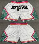 San Antonio Spurs White NBA Shorts