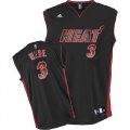 adidas Miami Heat 3 Dwyane Wade black cheap nba jersey