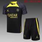 2023-2024 Paris Saint-Germain club Jordan black soccer Training clothes D788