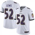 Baltimore Ravens #52 Lewis Nike White Color Rush Limited Jersey