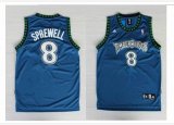 Minnesota timberwolves SPREWELL blue nba jersey