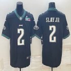 2023 NFL Super Bowl Nike Philadelphia Eagles #2 Darius Slay Jr. black Color Rush Limited Jersey