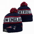 2024 New England Patriots dark blue white NFL Sports Cuffed Knit Hats