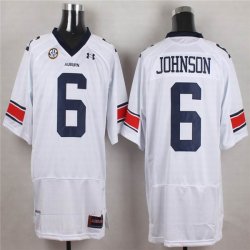 Auburn Tigers Jeremy Johnson 6 NCAA Football Jersey - white