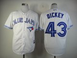 Toronto Blue Jays Authentic 43# DICKEY white mlb jerseys