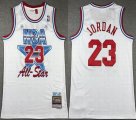 Chicago Bulls #23 Michael Jordan white Throwback NBA All Star nba Jerseys