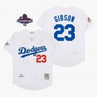 2024 World Series Champions Los Angeles Dodgers #23 Kirk Gibson white throwback MLB Jersey-SG