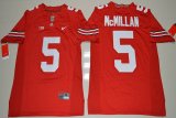 2016 Ohio State Buckeyes Raekwon McMillan 5 College Football Jersey - Red