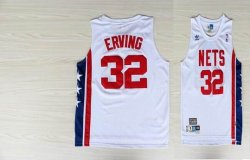 New Jersey Nets ERVING 32# white nba jerseys