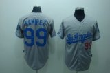 Los Angeles Dodgers 99# RAMIREZ gray mlb jersey