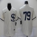 Chicago White Sox #79 white majestic Baseball Jersey Dream version -BD