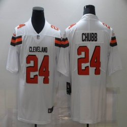 Nike Cleveland Browns #24 Nick Chubb white Color Rush Limited Jersey-BD 01