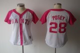 San Francisco Giants 28# Posey white women MLB Jersey