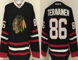 women chicago blackhawks #86 Teuvo Teravainen black nhl jerseys