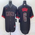 Nike Cincinnati Reds #6 Jonathan India black majestic baseball jerseys Joint name-BD