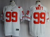 Wisconsin Badgers J.J Watt 99 College Football Jersey - White