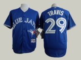 Toronto Blue Jays #29 Devon Travis blue MLB baseball Jerseys