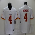 Washington Redskins #4 Taylor Heinicke Nike white Color Rush Limited Jersey