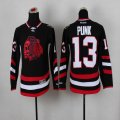 Youth Chicago Blackhawks CM Punk #13 black NHL Jerseys