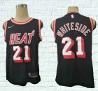 Nike Miami Heat #21 Hassan Whiteside black nba basketball jersey-xd