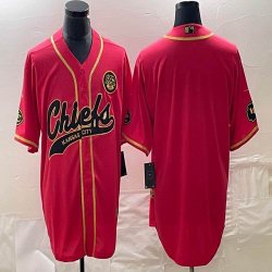 Nike Kansas City Chiefs blank red baseball jerseys Joint name-BD