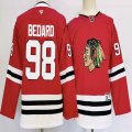 Youth Chicago Blackhawks #98 Connor Bedard Fanatics Red Hockey Jersey-PD