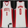 Nike Houston Rockets #0 Russell Westbrook White Basketball jersey-HL