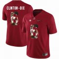 Custom Alabama Crimson Tide #6 Ha Ha Clinton-Dix Red College Color Rush Limited Jerseys