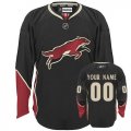 Reebok Phoenix Coyotes Customized Authentic Black Third Man NHL Jersey