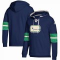 Custom Adidas Vancouver Canucks blue personality Ice Hockey Hooded Sweatshirt