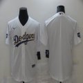 Customized Los Angeles Dodgers blank white baseball jersey 2020 World Series