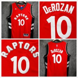 2015 Toronto Raptors #10 DeMar DeRozan Red Stitched NBA Jerseys