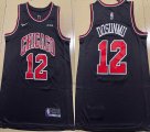 Nike Chicago Bulls #12 Ayo Dosunmu black NBA Jersey-XD