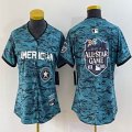 Women American League Houston Astro Nike Teal 2023 MLB All-Star Game Jersey