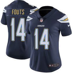 Women Chargers #14 Dan Fouts Nike dark blue Color Rush Limited Jersey