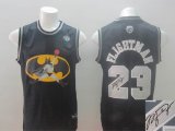 nba Jordan #23 FLIGHTMAN black signature ncaa nba jerseys