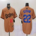 Nike Los Angeles Dodgers #22 Clayton Kershaw majestic baseball jerseys Joint Name 01