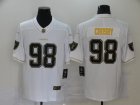 Oakland Raiders #98 Maxx Crosby Nike white gold Color Rush Limited Jersey