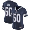 women Nike Dallas cowboys #50 Sean Lee dark blue color Rush Limited Jersey