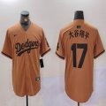 Nike Los Angeles Dodgers #17 Shohei Ohtani majestic baseball jerseys Joint Name 03