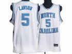 North carolina 5# LAWSON white Jerseys