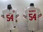 San Francisco 49ers 54# Fred Warner white Nike Vapor F.U.S.E. Limited Jersey 01