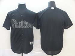 Nike Philadelphia Phillies blank black baseball jersey Nickname version