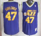 NBA Utah Jazz KIRILENKO 47 purple Jersey